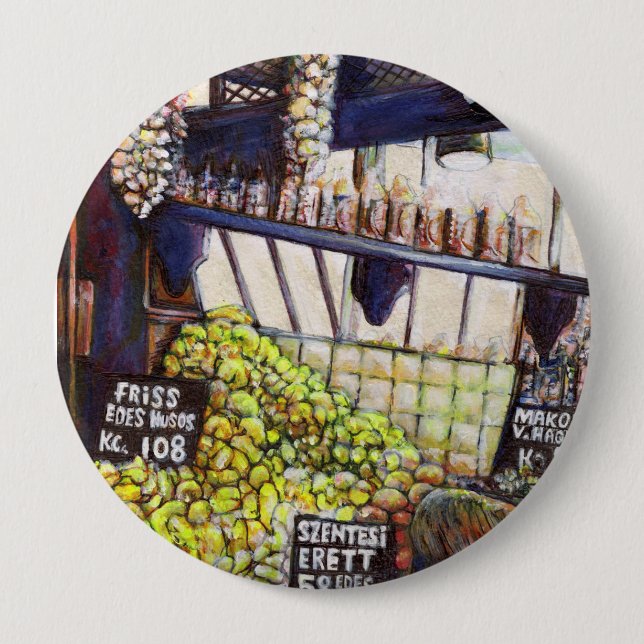 Chapa Redonda De 10 Cm Dimensiones de la curiosidad (Anverso)