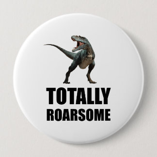 Chapa Redonda De 10 Cm Dinosaurio tiranosaurio totalmente atractivo