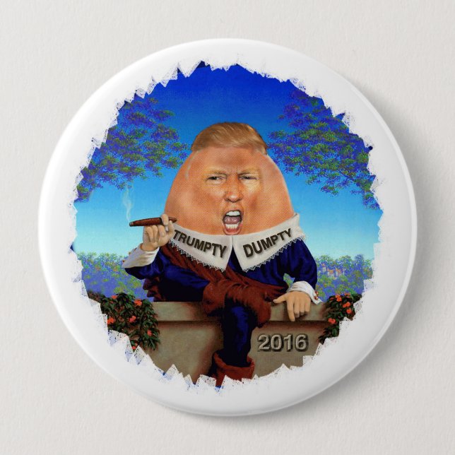 Chapa Redonda De 10 Cm Donald Trump (Anverso)