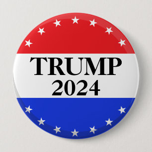 Chapa Redonda De 10 Cm Donald Trump 2024 - Trump a la presidencia