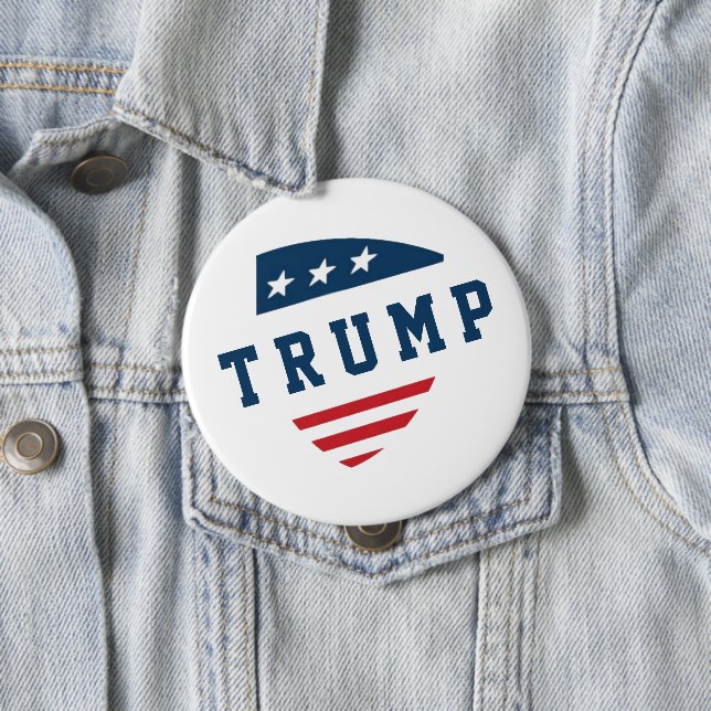 Chapa Redonda De 10 Cm Donald Trump president make America great again (In situ)