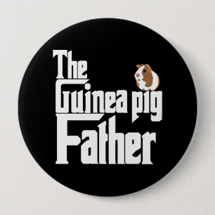 Chapa Redonda De 10 Cm El padre del cerdo guineano