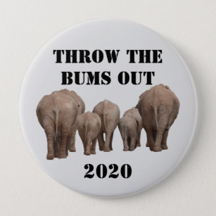 Chapa Redonda De 10 Cm Elecciones 2020 sacan a flote a los elefantes
