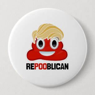CHAPA REDONDA DE 10 CM EMOJI REPUBLICANO - -
