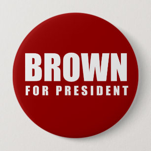 Chapa Redonda De 10 Cm Engranaje de la elección de JERRY BROWN