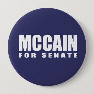 Chapa Redonda De 10 Cm Engranaje de la elección de JOHN MCCAIN