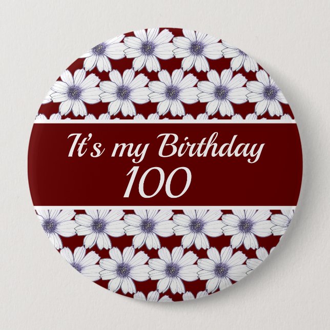 Chapa Redonda De 10 Cm Es mi cumpleaños Personalizado (Anverso)