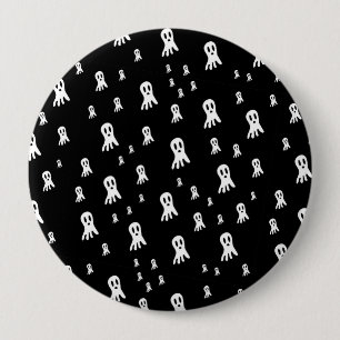 Chapa Redonda De 10 Cm Fantasmagóricos fantasmas de Halloween