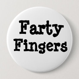 Chapa Redonda De 10 Cm Farty Fingers