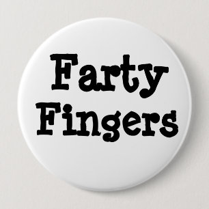 Chapa Redonda De 10 Cm Farty Fingers