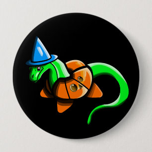 Chapa Redonda De 10 Cm ¡Feliz Samhain!