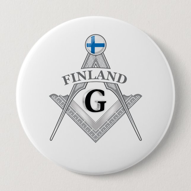 Chapa Redonda De 10 Cm Finland freemasonry sign (Anverso)