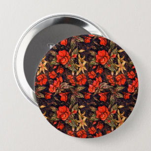 Chapa Redonda De 10 Cm Flores antiguas de Alexandra Cook alias Linandara