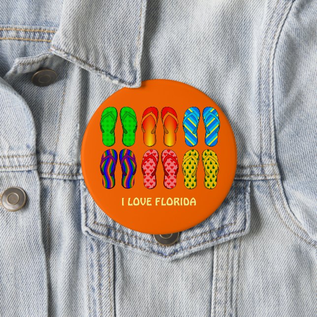 Chapa Redonda De 10 Cm Florida: Chanclas (In situ)