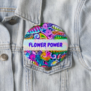 Chapa Redonda De 10 Cm Formas muy coloridas abstractas art. 9