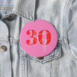 Chapa Redonda De 10 Cm Funny Dirty 30, 30 años<br><div class="desc">Entre en sus treinta y tantos con una risa con nuestro 'Divertido botón de cumpleaños número 30'! Este pícaro de 30 cumpleaños es el accesorio perfecto para su celebración de hitos. Diseñado para agregar un toque de humor a tu atuendo de cumpleaños, este regalo de broma no es solamente un...</div>