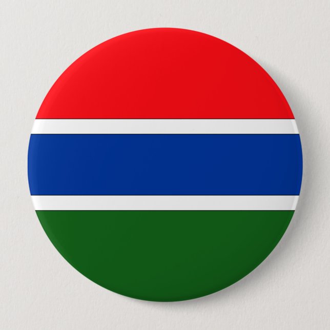 Chapa Redonda De 10 Cm Gambia (Anverso)
