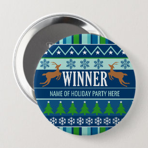 Chapa Redonda De 10 Cm Ganador del Concurso de sudaderas Navidades