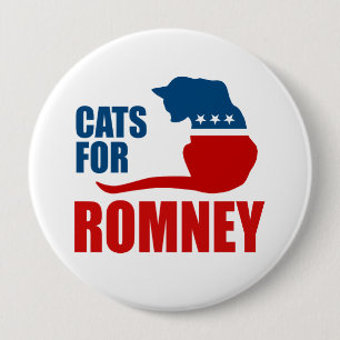 Chapa Redonda De 10 Cm GATOS PARA ROMNEY.png