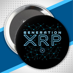 Chapa Redonda De 10 Cm Generación de criptodivisa XRP Crypto Blockchain