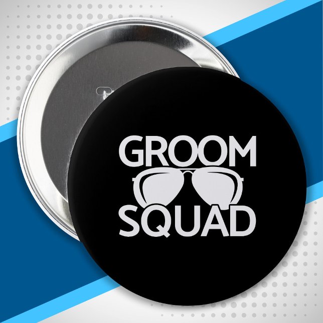 Chapa Redonda De 10 Cm Grupo Groomsman Grupo Bacheler Party Squad (Subido por el creador)