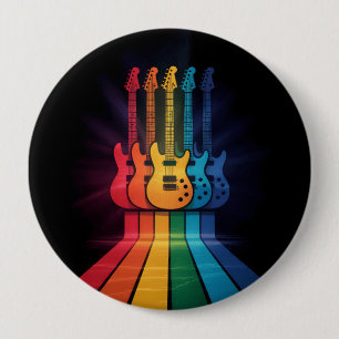 Chapa Redonda De 10 Cm Guitar Lover
