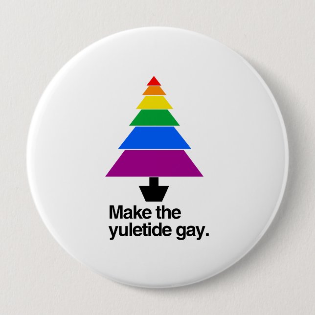 Chapa Redonda De 10 Cm HACER EL YULETIDE GAY -.png (Anverso)