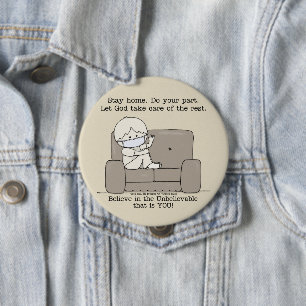 Chapa Redonda De 10 Cm Haga su parte