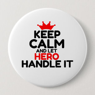 CHAPA REDONDA DE 10 CM HÉROE