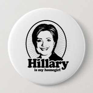 CHAPA REDONDA DE 10 CM HILLARY ES MI HOMEGIRL - .PNG
