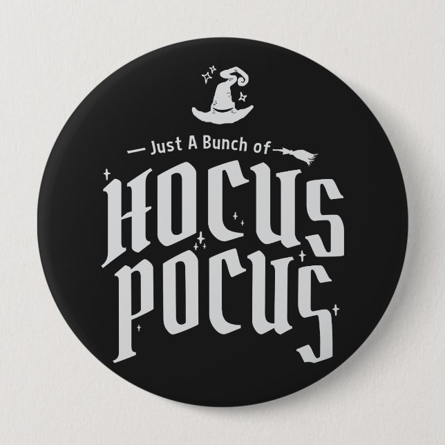 Chapa Redonda De 10 Cm Hocus Pocus Bruma Graciosa Halloween (Anverso)