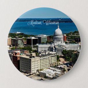 Chapa Redonda De 10 Cm horizonte de Madison, Wisconsin