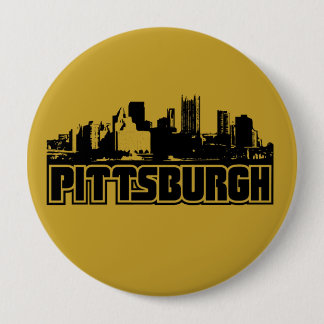 Chapa Redonda De 10 Cm Horizonte de Pittsburgh