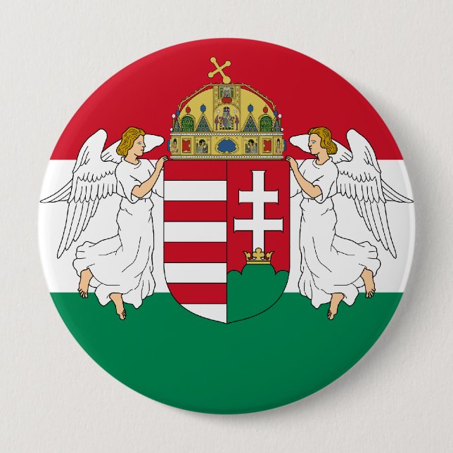 Chapa Redonda De 10 Cm Hungría, Hungría (Anverso)