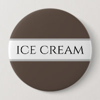 ICE CREAM Textos Diversión Chocolate Rayas blancas