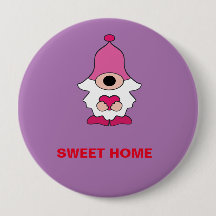 IMÁN DE HOGAR DULCE GENOMA PURPURA SIMPLE