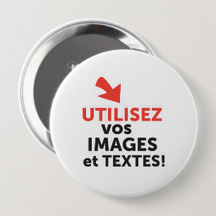 Chapa Redonda De 10 Cm Imprimos vos diseños en ligne DIY en Français