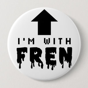 Chapa Redonda De 10 Cm Insignia de FREN