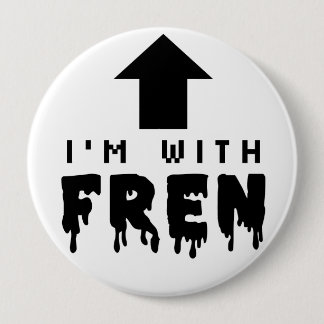 Chapa Redonda De 10 Cm Insignia de FREN
