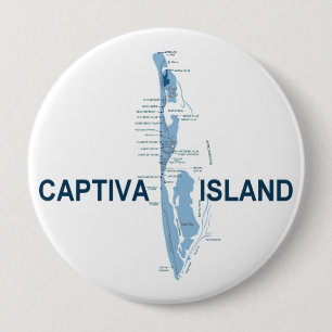 Chapa Redonda De 10 Cm Isla de Captiva