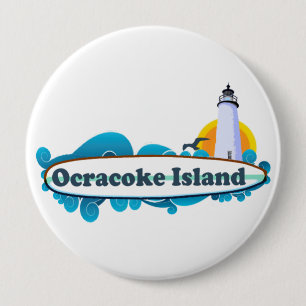 Chapa Redonda De 10 Cm Isla de Ocracoke