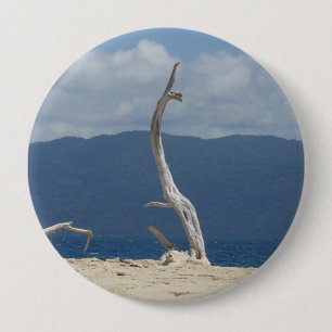 Chapa Redonda De 10 Cm Islas Frankland - Insignia de Australia