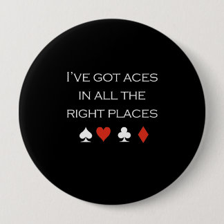 Chapa Redonda De 10 Cm Ive consiguió as en todo el blanco de la camiseta