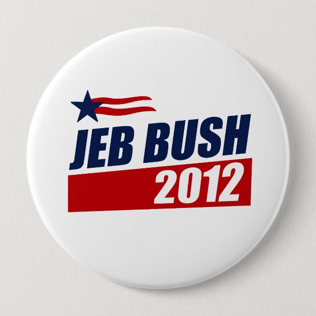 CHAPA REDONDA DE 10 CM JEB BUSH 2012 (Anverso)