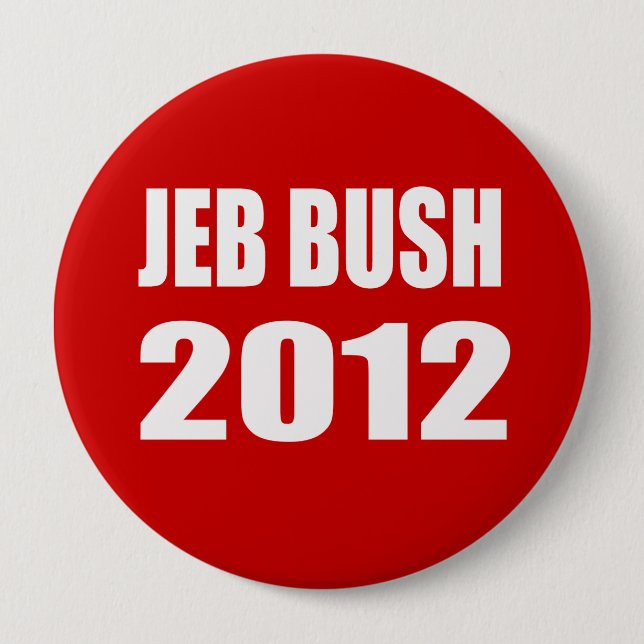 CHAPA REDONDA DE 10 CM JEB BUSH 2012 (Anverso)