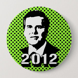 Chapa Redonda De 10 Cm Jeb Bush 2012