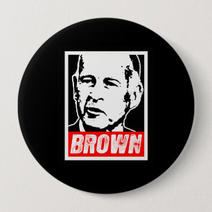 CHAPA REDONDA DE 10 CM JERRY BROWN 2010