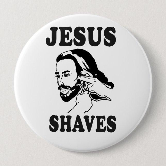 CHAPA REDONDA DE 10 CM JESUS SHAVES (Anverso)