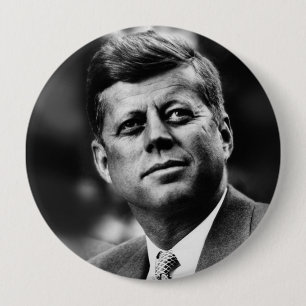 Chapa Redonda De 10 Cm John F Kennedy President