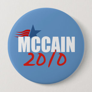 Chapa Redonda De 10 Cm JOHN MCCAIN Election Gear